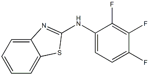 N-(2,3,4-trifluorophenyl)-1,3-benzothiazol-2-amine Structure