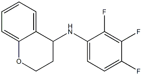 N-(2,3,4-trifluorophenyl)-3,4-dihydro-2H-1-benzopyran-4-amine 구조식 이미지