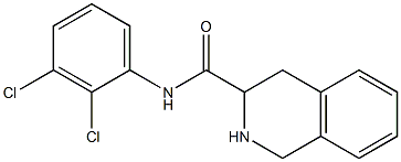 N-(2,3-dichlorophenyl)-1,2,3,4-tetrahydroisoquinoline-3-carboxamide Structure