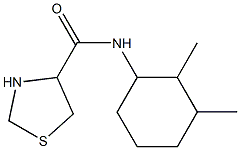 N-(2,3-dimethylcyclohexyl)-1,3-thiazolidine-4-carboxamide 구조식 이미지