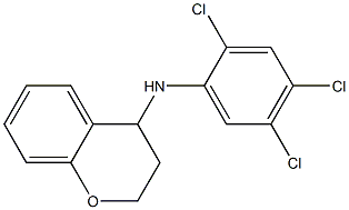 N-(2,4,5-trichlorophenyl)-3,4-dihydro-2H-1-benzopyran-4-amine 구조식 이미지