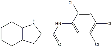 N-(2,4,5-trichlorophenyl)-octahydro-1H-indole-2-carboxamide 구조식 이미지