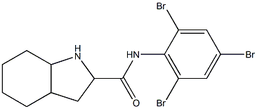 N-(2,4,6-tribromophenyl)-octahydro-1H-indole-2-carboxamide 구조식 이미지