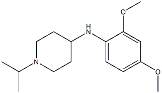 N-(2,4-dimethoxyphenyl)-1-(propan-2-yl)piperidin-4-amine Structure