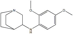 N-(2,4-dimethoxyphenyl)-1-azabicyclo[2.2.2]octan-3-amine 구조식 이미지