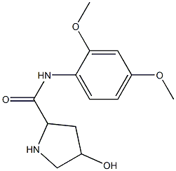 N-(2,4-dimethoxyphenyl)-4-hydroxypyrrolidine-2-carboxamide Structure