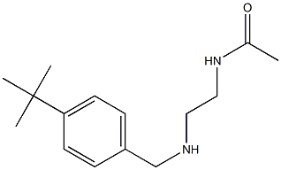 N-(2-{[(4-tert-butylphenyl)methyl]amino}ethyl)acetamide Structure