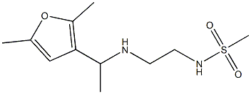 N-(2-{[1-(2,5-dimethylfuran-3-yl)ethyl]amino}ethyl)methanesulfonamide 구조식 이미지