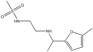 N-(2-{[1-(5-methylfuran-2-yl)ethyl]amino}ethyl)methanesulfonamide 구조식 이미지