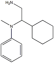 N-(2-amino-1-cyclohexylethyl)-N-methylaniline 구조식 이미지
