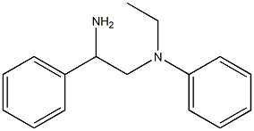 N-(2-amino-2-phenylethyl)-N-ethyl-N-phenylamine 구조식 이미지