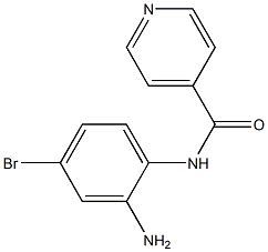 N-(2-amino-4-bromophenyl)pyridine-4-carboxamide 구조식 이미지