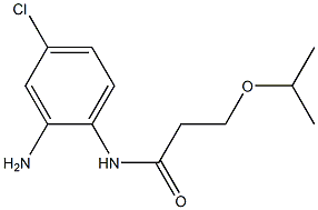 N-(2-amino-4-chlorophenyl)-3-(propan-2-yloxy)propanamide 구조식 이미지