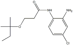 N-(2-amino-4-chlorophenyl)-3-[(2-methylbutan-2-yl)oxy]propanamide Structure