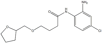 N-(2-amino-4-chlorophenyl)-4-(oxolan-2-ylmethoxy)butanamide 구조식 이미지