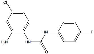 N-(2-amino-4-chlorophenyl)-N'-(4-fluorophenyl)urea 구조식 이미지