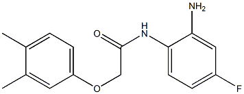 N-(2-amino-4-fluorophenyl)-2-(3,4-dimethylphenoxy)acetamide Structure