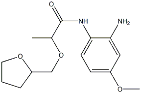 N-(2-amino-4-methoxyphenyl)-2-(oxolan-2-ylmethoxy)propanamide 구조식 이미지