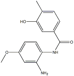 N-(2-amino-4-methoxyphenyl)-3-hydroxy-4-methylbenzamide Structure