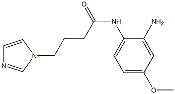 N-(2-amino-4-methoxyphenyl)-4-(1H-imidazol-1-yl)butanamide Structure