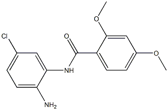 N-(2-amino-5-chlorophenyl)-2,4-dimethoxybenzamide 구조식 이미지