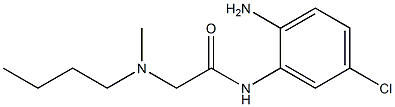 N-(2-amino-5-chlorophenyl)-2-[butyl(methyl)amino]acetamide 구조식 이미지