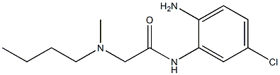 N-(2-amino-5-chlorophenyl)-2-[butyl(methyl)amino]acetamide Structure