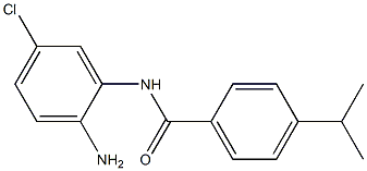 N-(2-amino-5-chlorophenyl)-4-(propan-2-yl)benzamide 구조식 이미지