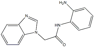 N-(2-aminophenyl)-2-(1H-benzimidazol-1-yl)acetamide Structure