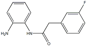 N-(2-aminophenyl)-2-(3-fluorophenyl)acetamide 구조식 이미지