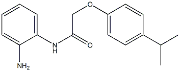 N-(2-aminophenyl)-2-(4-isopropylphenoxy)acetamide 구조식 이미지