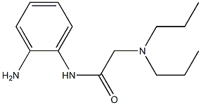 N-(2-aminophenyl)-2-(dipropylamino)acetamide 구조식 이미지