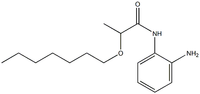 N-(2-aminophenyl)-2-(heptyloxy)propanamide 구조식 이미지