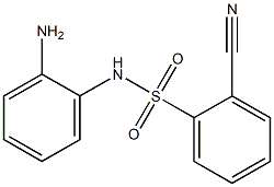 N-(2-aminophenyl)-2-cyanobenzene-1-sulfonamide Structure