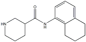 N-(5,6,7,8-tetrahydronaphthalen-1-yl)piperidine-3-carboxamide Structure