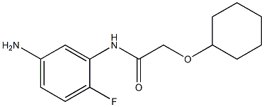 N-(5-amino-2-fluorophenyl)-2-(cyclohexyloxy)acetamide 구조식 이미지