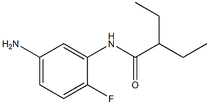 N-(5-amino-2-fluorophenyl)-2-ethylbutanamide Structure