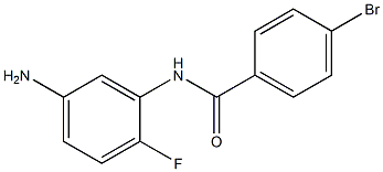 N-(5-amino-2-fluorophenyl)-4-bromobenzamide 구조식 이미지