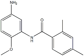 N-(5-amino-2-methoxyphenyl)-2,4-dimethylbenzamide 구조식 이미지