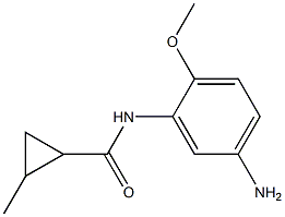 N-(5-amino-2-methoxyphenyl)-2-methylcyclopropanecarboxamide Structure