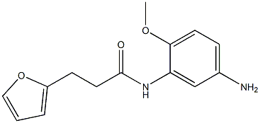 N-(5-amino-2-methoxyphenyl)-3-(furan-2-yl)propanamide Structure