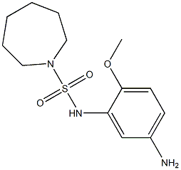 N-(5-amino-2-methoxyphenyl)azepane-1-sulfonamide Structure