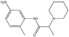 N-(5-amino-2-methylphenyl)-2-piperidin-1-ylpropanamide Structure