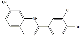 N-(5-amino-2-methylphenyl)-3-chloro-4-hydroxybenzamide Structure