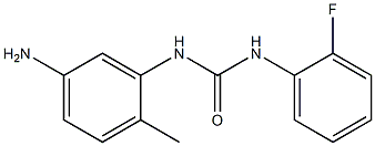 N-(5-amino-2-methylphenyl)-N'-(2-fluorophenyl)urea 구조식 이미지