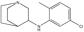 N-(5-chloro-2-methylphenyl)-1-azabicyclo[2.2.2]octan-3-amine Structure