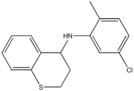 N-(5-chloro-2-methylphenyl)-3,4-dihydro-2H-1-benzothiopyran-4-amine 구조식 이미지