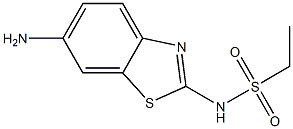 N-(6-amino-1,3-benzothiazol-2-yl)ethanesulfonamide 구조식 이미지