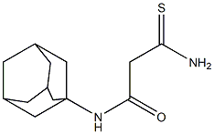 N-(adamantan-1-yl)-2-carbamothioylacetamide Structure