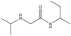 N-(butan-2-yl)-2-(propan-2-ylamino)acetamide Structure